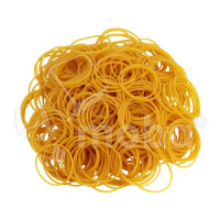 Резинки канцелярские (60 мм, 500 г, желтый)