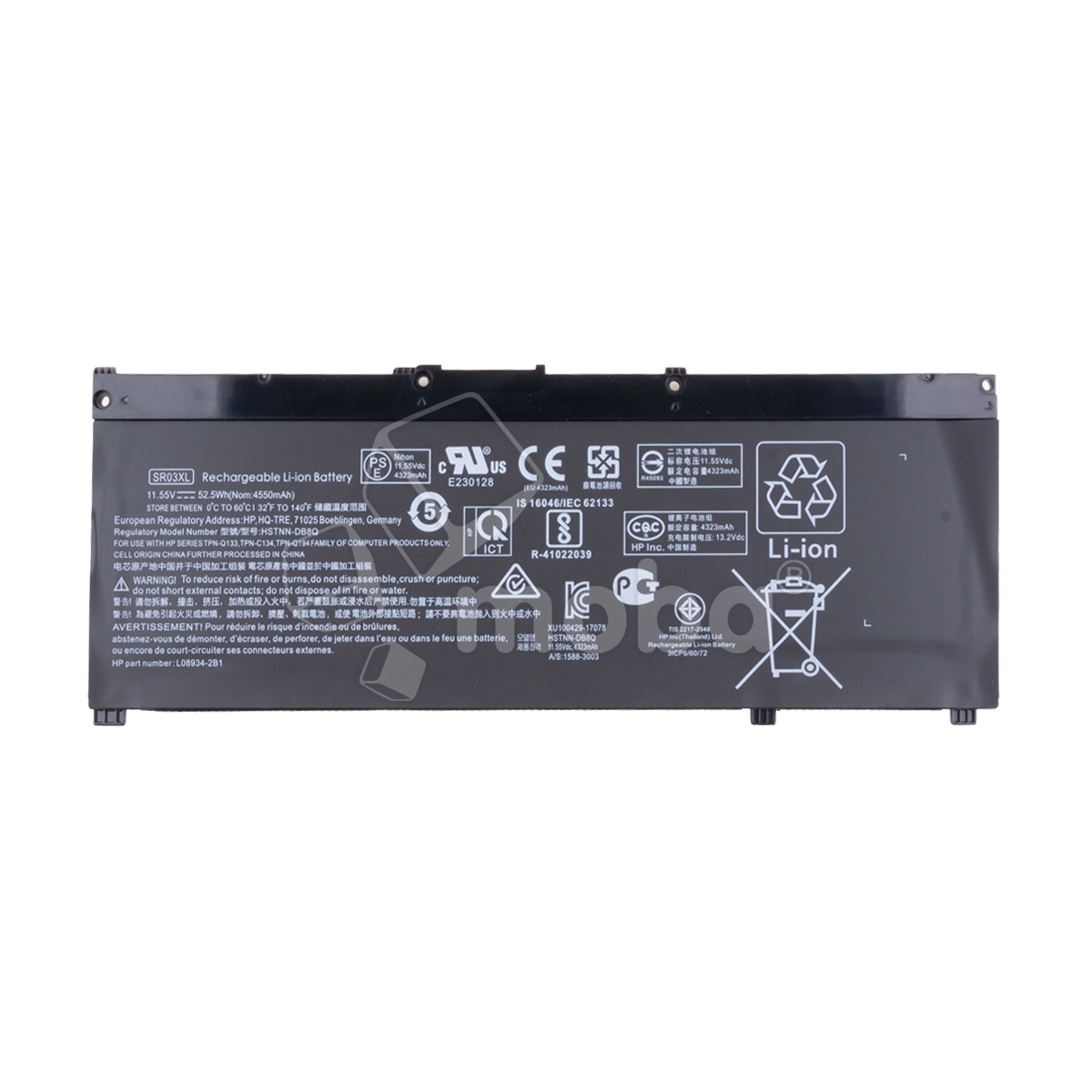 Аккумуляторная батарея для ноутбука HP Pavilion 15-CX (SR03XL) 4000 mAh