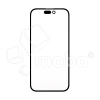 Стекло для переклейки iPhone 14 Pro (A2891) с OCA пленкой Черный - OR (Mitsubishi)