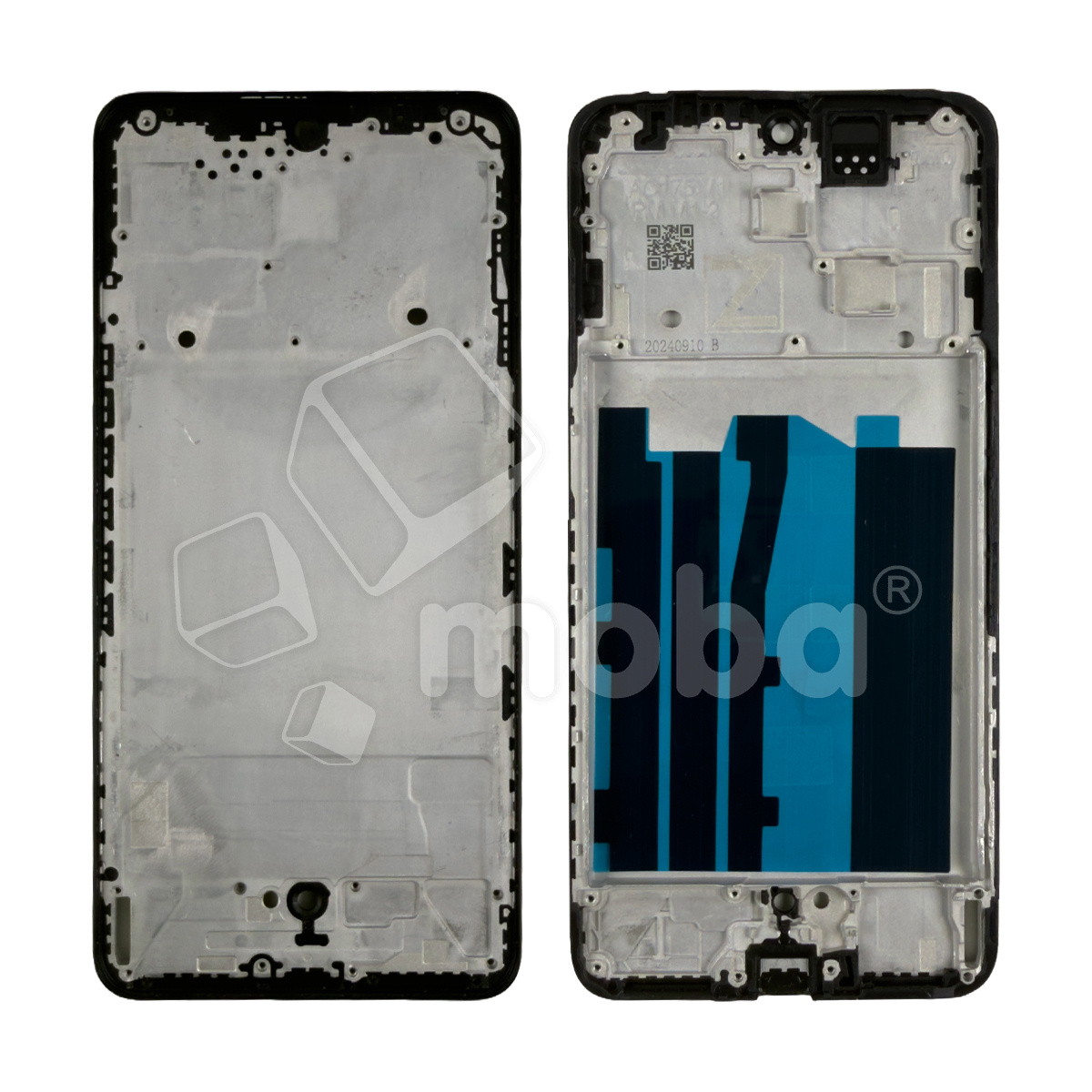 Рамка дисплея для Realme 12 4G (RMX3871) Черный (возможен дефект ЛКП)