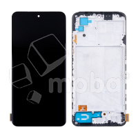 Дисплей для Xiaomi Redmi Note 10/10S/Poco M5s (M2101K7AG/M2101K7BNY/M2102K7AG/2207117BPG) модуль с рамкой Черный - (OLED)