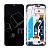 Дисплей для Infinix Hot 30i (X669D) модуль с рамкой Черный - OR (HD+, 300 Кд/м², 90 Гц)