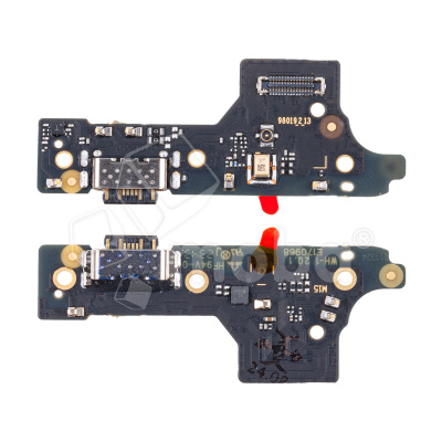 Шлейф для Xiaomi Redmi 12 4G (23053RN02Y) плата системный разъем/микрофон - Премиум