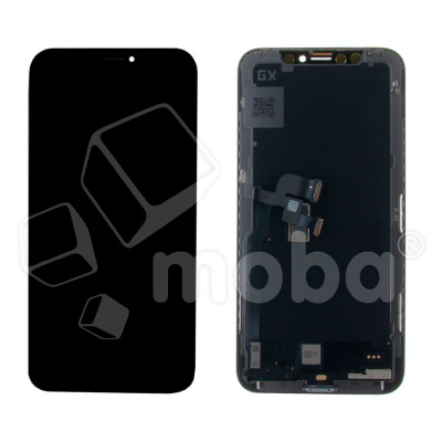Дисплей для iPhone X (A1865/A1901) в сборе с тачскрином Черный - (Hard OLED) Стандарт