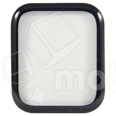 Защитная пленка "Полное покрытие" для Apple Watch 4/5/6/SE/SE 2022/SE 2023/SE 2024/SE 2025 (44 мм) Черный (силикон)