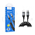 Кабель Type-C - Lightning Hoco X121 (3A, 27W, PD, 1.5 м, пружина) Черный