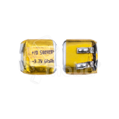 Аккумулятор универсальный 500909p 3,7v Li-Pol 60 mAh (5*9*9 mm) (для TWS наушников)
