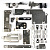 Комплект металлических пластин для iPhone 6S