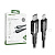 Кабель Type-C - Lightning Acefast C1-01 (3A, 30W, PD, MFI, оплетка нейлон, 1.2 м) Черный