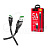 Кабель USB - Type-C Hoco U53 (5A, оплетка нейлон, 1.2 м) Черный