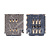 Коннектор SIM для iPhone 15 Pro/15 Pro Max (2 Sim) (A3102/A3106)