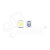 Светодиод для ремонта LED подсветки SMD 3030 3V 1W Холодный Белый (комплект 50 шт.)