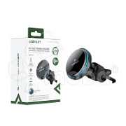 Автомобильный держатель Acefast D61 (с беспроводной зарядкой 25W, Qi2, магнитный, в дефлектор) Серый