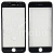 Стекло для переклейки iPhone 8/SE (2020)/SE (2022) в сборе с рамкой и OCA пленкой Черный - OR (Mitsubishi)